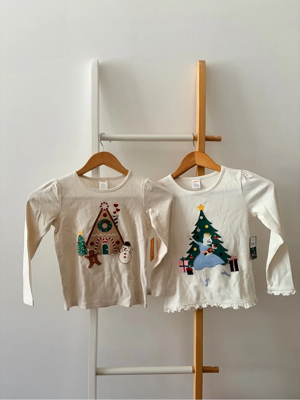 NWT Gymboree Girls Holiday Long-Sleeve Top Set (2)